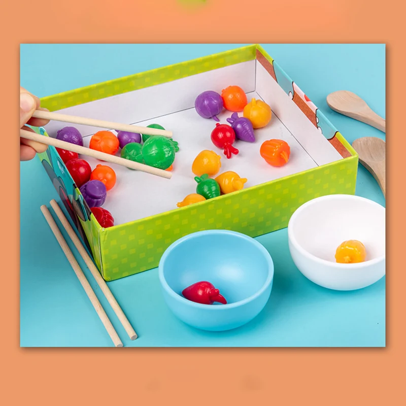 Parent-child Interaction Play House Simulation Feeding Game Early Childhood Education Fine Motor Chopsticks Educational Toys
Parent-child Interaction Play House Simulation Feeding Game Early Childhood Education Fine Motor Chopsticks Educational Toys