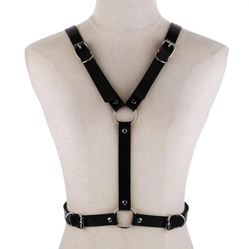 2021 New Womens Faux Leather Punk Adjustable Body Chest Harness Halloween Party Costume Fancy Angel Waist Belt Braces
2021 New Womens Faux Leather Punk Adjustable Body Chest Harness Halloween Party Costume Fancy Angel Waist Belt Braces