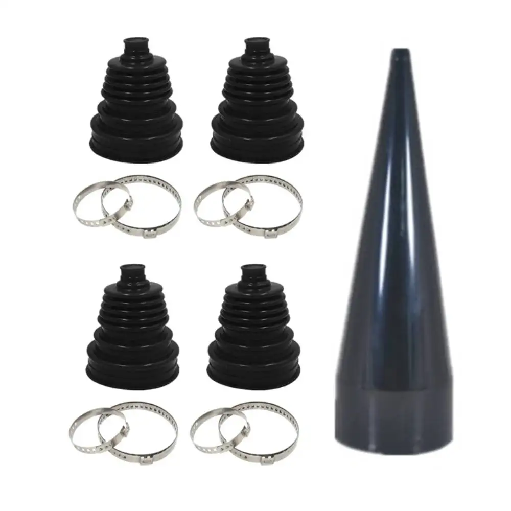4pcs Universal Rubber Constant Velocity CV Boot Joint Tool Fitting Cone Stretch With Clips New Car Accessories CV Joint Boot
4pcs Universal Rubber Constant Velocity CV Boot Joint Tool Fitting Cone Stretch With Clips New Car Accessories CV Joint Boot