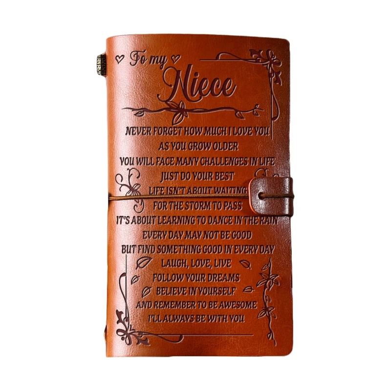T3EB Elegant Handcrafted Diary Notebook Engraved Leather Journal Message Note Book to My Daughter /to My Wife Handwriting
T3EB Elegant Handcrafted Diary Notebook Engraved Leather Journal Message Note Book to My Daughter /to My Wife Handwriting