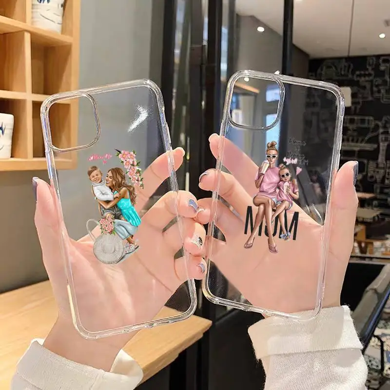Mom and baby Phone Case For iphone 13 12 11 8 7 plus mini x xs xr pro max Transparent soft
Mom and baby Phone Case For iphone 13 12 11 8 7 plus mini x xs xr pro max Transparent soft