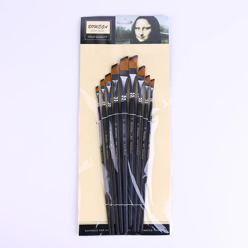 Nylon Hair Painting Brush Set Watercolor Acrylic Oil Painting Artist Supplies Short Rod Oil Acrylic Painting Brush Pen 
Nylon Hair Painting Brush Set Watercolor Acrylic Oil Painting Artist Supplies Short Rod Oil Acrylic Painting Brush Pen
