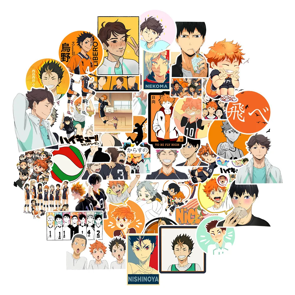 10 / 30 / 50pcs Japanese Animation Volleyball Youth Cartoon Skateboard Notebook Graffiti Waterproof Sticker Wholesale
10 / 30 / 50pcs Japanese Animation Volleyball Youth Cartoon Skateboard Notebook Graffiti Waterproof Sticker Wholesale