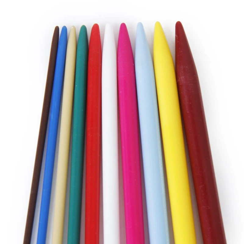 Set of 20Pcs 2.0-6.5mm Plastic Knitting Needles Single Pointed Needles 10 Marked Sizes---Multicolor
Set of 20Pcs 2.0-6.5mm Plastic Knitting Needles Single Pointed Needles 10 Marked Sizes---Multicolor