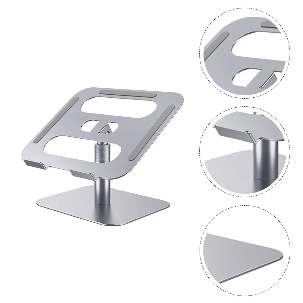 1pc Aluminium Alloy Notebook Rack Height Adjustable Laptop Holder Laptop Stand
1pc Aluminium Alloy Notebook Rack Height Adjustable Laptop Holder Laptop Stand