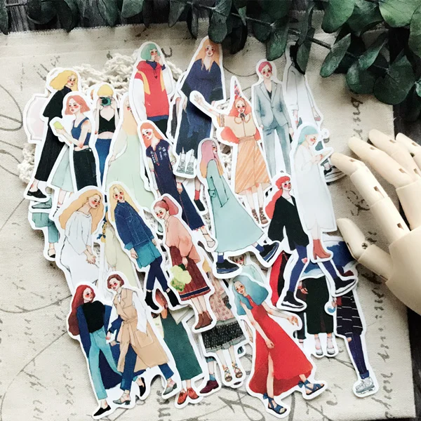 31pcs/pack Fashion girl Vintage Decorative Sticker DIY Planner diary Scrapbooking album Stickers
31pcs/pack Fashion girl Vintage Decorative Sticker DIY Planner diary Scrapbooking album Stickers