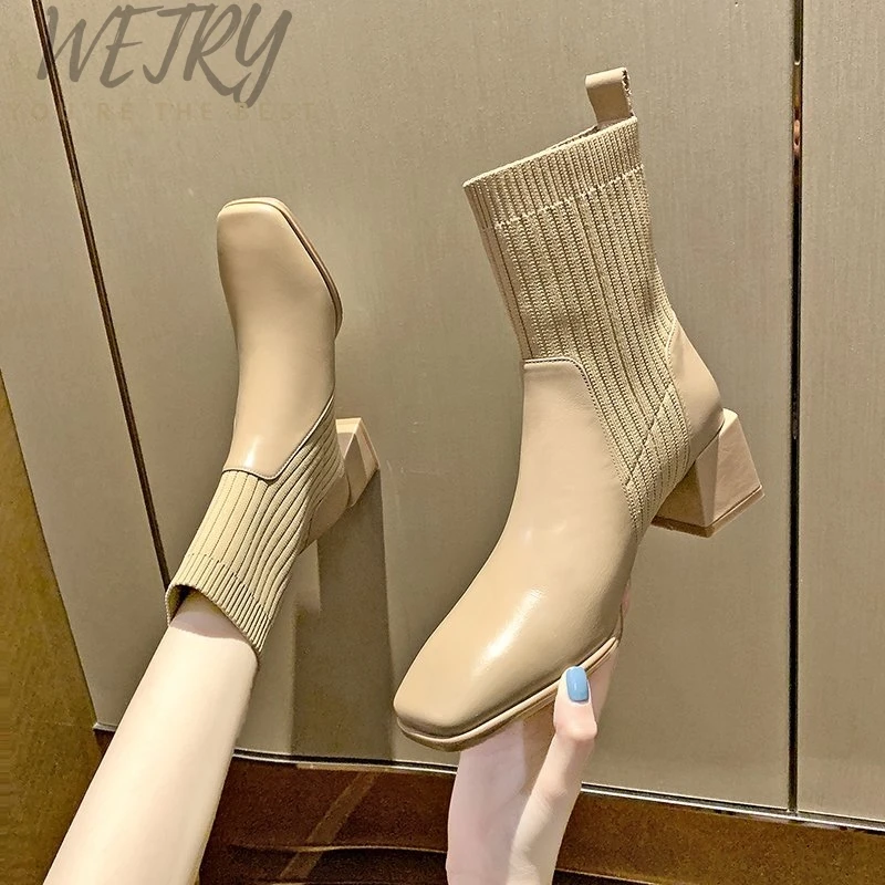 Metal Blade Heels Socks Boots Women Stretch Fabric Elastic Stilettos Heel Pointed Toe Ankle Boots Shoes Woman Boats
Metal Blade Heels Socks Boots Women Stretch Fabric Elastic Stilettos Heel Pointed Toe Ankle Boots Shoes Woman Boats