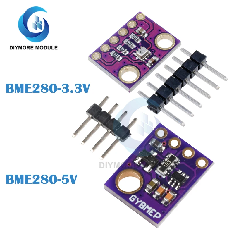 Цифровой датчик температуры и влажности BMP280 3 В I2C SPI 1 8-5 модуль атмосферного