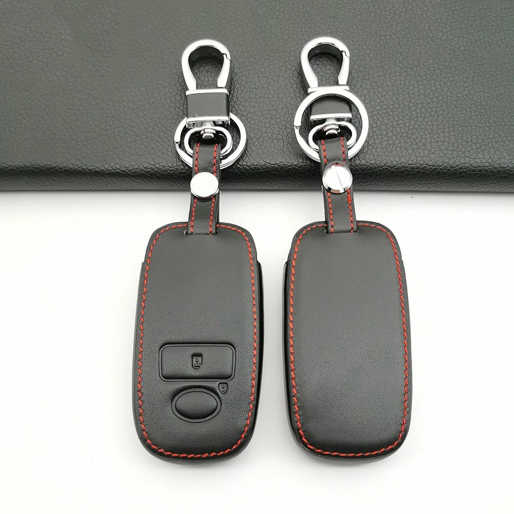 High Quality Leather Key Case For Toyota Daihatsu Both Rocky Root Smart Keyless Entry Remote Control Protector Car Accessories
High Quality Leather Key Case For Toyota Daihatsu Both Rocky Root Smart Keyless Entry Remote Control Protector Car Accessories