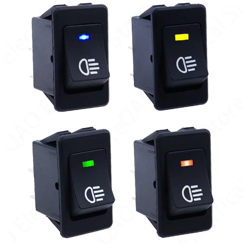 KCD4 Rocker Switch ON-OFF 2 Position 4 Pins LED 12V 35A automobile refitting fog lamp switch with light Rocker switch
KCD4 Rocker Switch ON-OFF 2 Position 4 Pins LED 12V 35A automobile refitting fog lamp switch with light Rocker switch