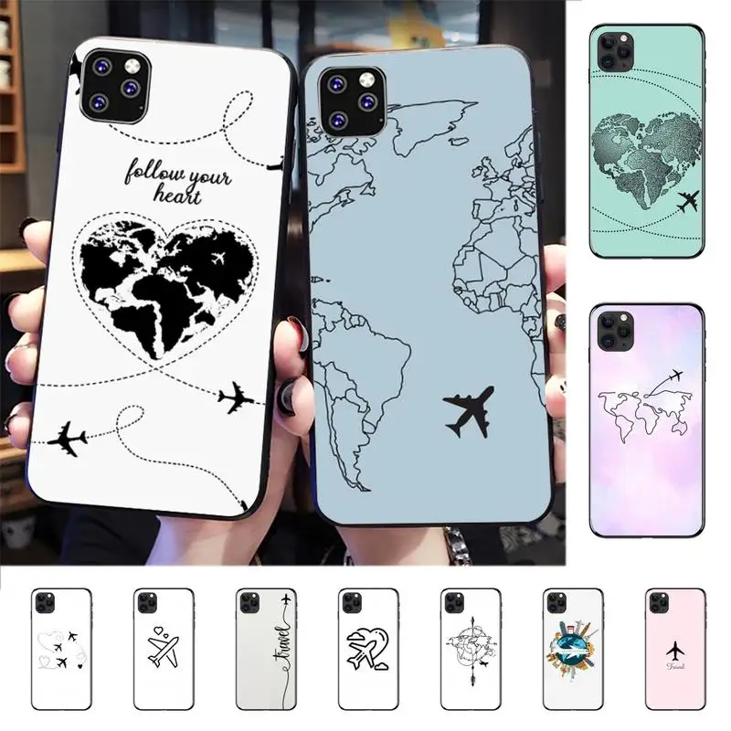 World Map Travel Airplane Phone Case for iphone 13 11 12 pro XS MAX 8 7 6 6S Plus X 5S SE 2020 XR case
World Map Travel Airplane Phone Case for iphone 13 11 12 pro XS MAX 8 7 6 6S Plus X 5S SE 2020 XR case