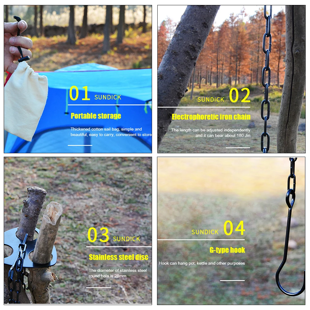 Cookware Picnic Cooking Pot Grill Outdoor Barbecue Tripod Hanging Rack Adjustable Camping Grill Hanging Pot Camping Accessories
Cookware Picnic Cooking Pot Grill Outdoor Barbecue Tripod Hanging Rack Adjustable Camping Grill Hanging Pot Camping Accessories