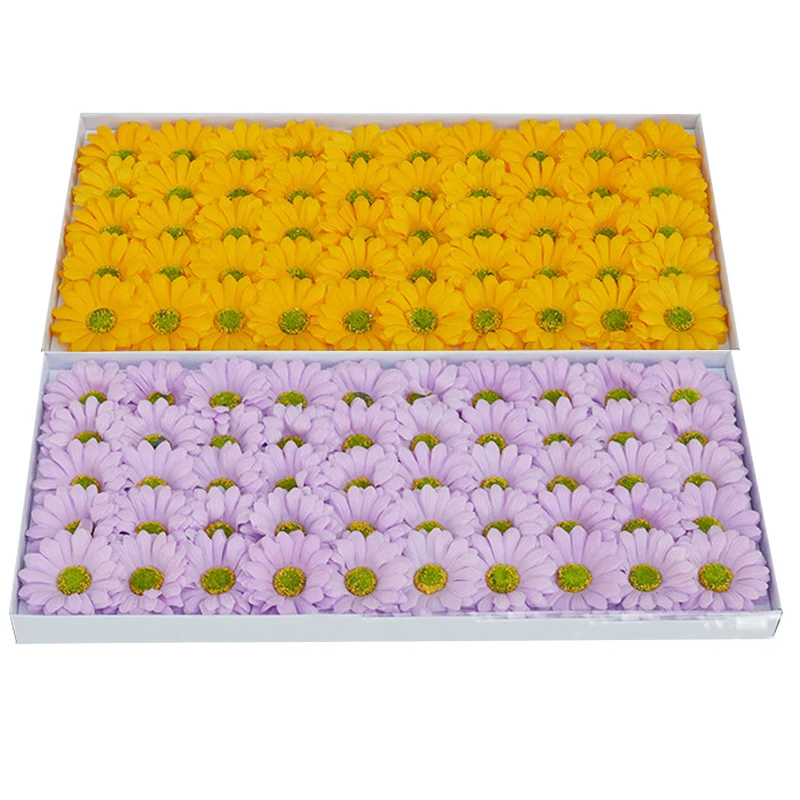 50Pcs/Set 7Cm Gerbera Soap Flower Sunflower Handmake Artificial Flower Head Wedding Decoration Diy Wreath Gift Daisy Flowers
50Pcs/Set 7Cm Gerbera Soap Flower Sunflower Handmake Artificial Flower Head Wedding Decoration Diy Wreath Gift Daisy Flowers