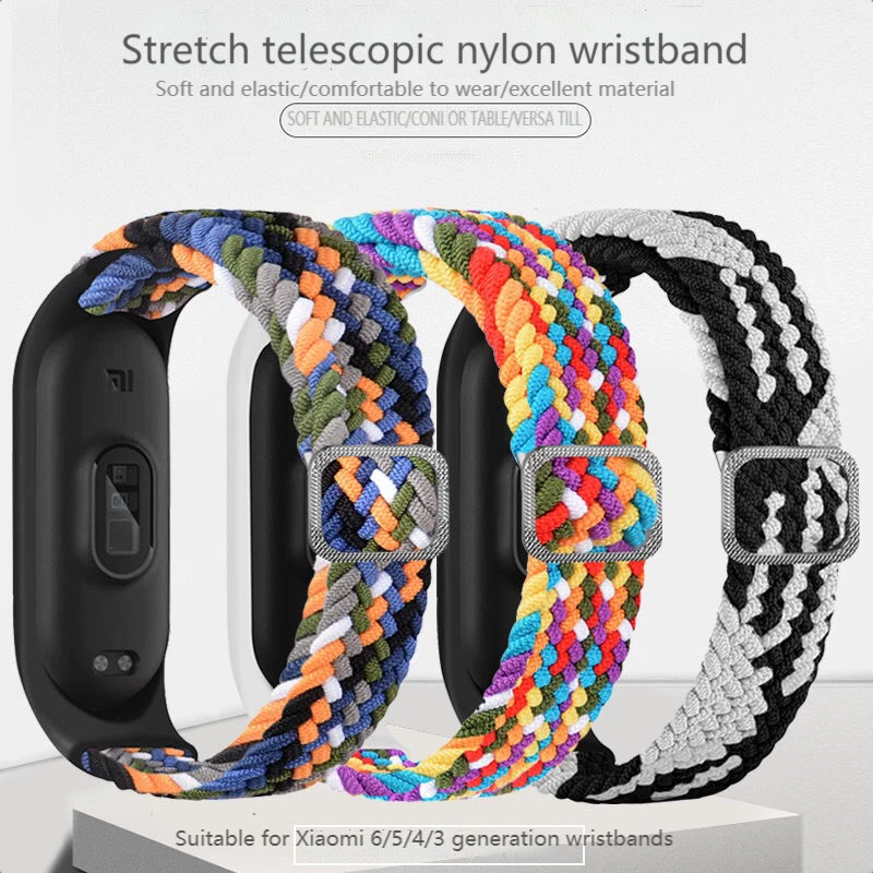 Ремешок xiaomi для Mi band 6, эластичный регулируемый нейлоновый плетеный браслет Miband4 Mi band 5 correa для xiaomi Mi band 4 3 5 6
Ремешок xiaomi для Mi band 6, эластичный регулируемый нейлоновый плетеный браслет Miband4 Mi band 5 correa для xiaomi Mi band 4 3 5 6