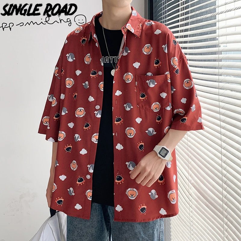 Single Road Mens Short Sleeve Shirt Men 2022 Summer Full Print Hawaii Vintage Shirt Harajuku Male Korean Blouse Shirts For Men
Single Road Mens Short Sleeve Shirt Men 2022 Summer Full Print Hawaii Vintage Shirt Harajuku Male Korean Blouse Shirts For Men