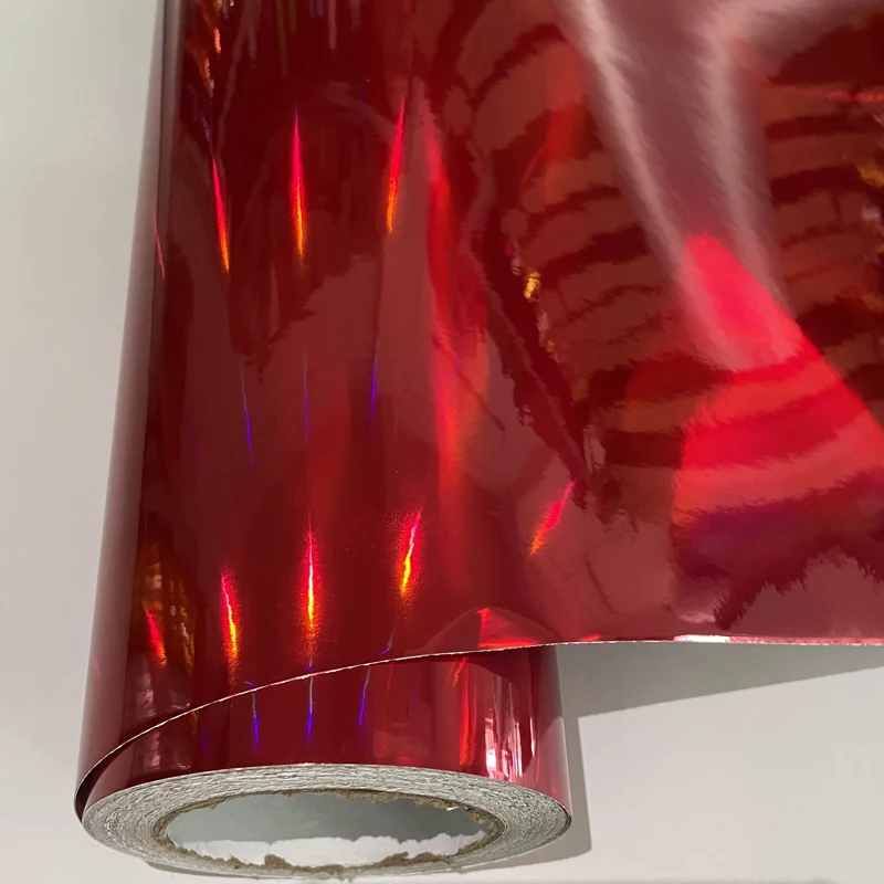 Holographic Chrome Red Vinyl Sheet Car Wrap Film DIY Adhesive Sticker with Air Bubbles Release
Holographic Chrome Red Vinyl Sheet Car Wrap Film DIY Adhesive Sticker with Air Bubbles Release