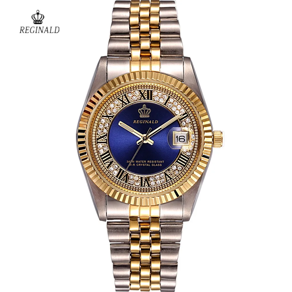 Fashion Reginald Watch Men Date Gold Stainless Steel Sport Quartz Women Watch Reloj Hombre
Fashion Reginald Watch Men Date Gold Stainless Steel Sport Quartz Women Watch Reloj Hombre