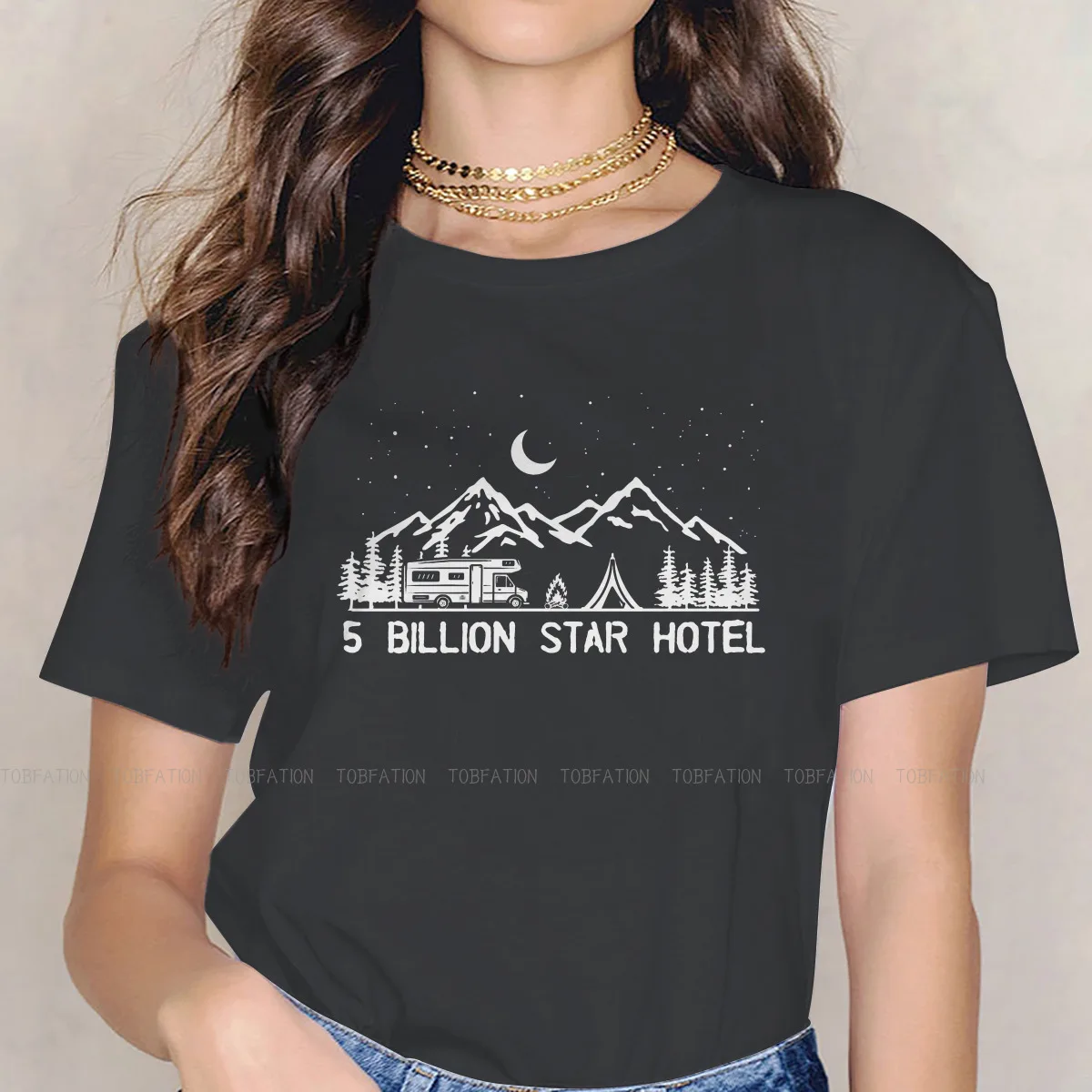 5 Billion Star Hotel Casual TShirt Camping Outdoor Sports Printing Tops 4XL 5XL T Shirt Women Short Sleeve Special Gift Clothes
5 Billion Star Hotel Casual TShirt Camping Outdoor Sports Printing Tops 4XL 5XL T Shirt Women Short Sleeve Special Gift Clothes