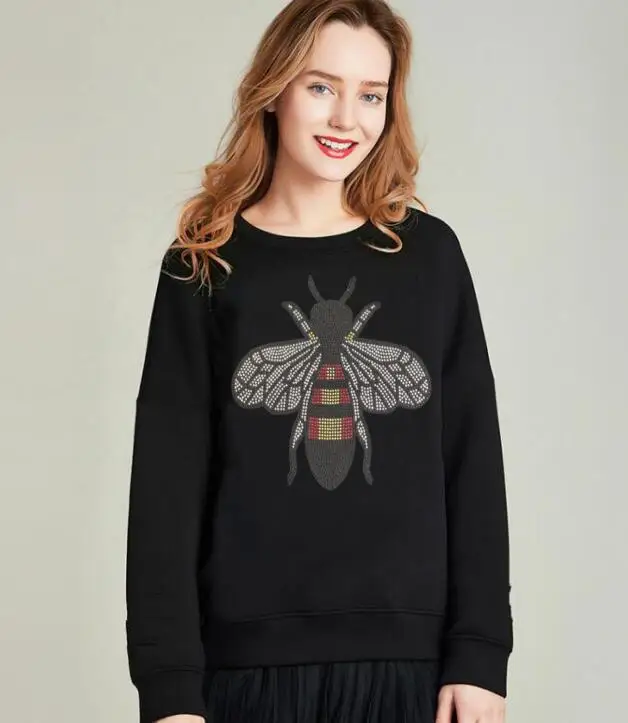 Drop shipping Rhinestone Sweatshirt Women top Femme winter long Sleeve Topscute design hoodies women
Drop shipping Rhinestone Sweatshirt Women top Femme winter long Sleeve Topscute design hoodies women