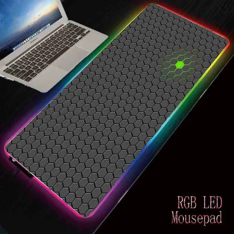 XGZ Hexagonal Texture RGB Large Mouse Pad Gamer LED Backlight Mause Lockedge Desktop Gaming PC Keyboard Desk Pad
XGZ Hexagonal Texture RGB Large Mouse Pad Gamer LED Backlight Mause Lockedge Desktop Gaming PC Keyboard Desk Pad