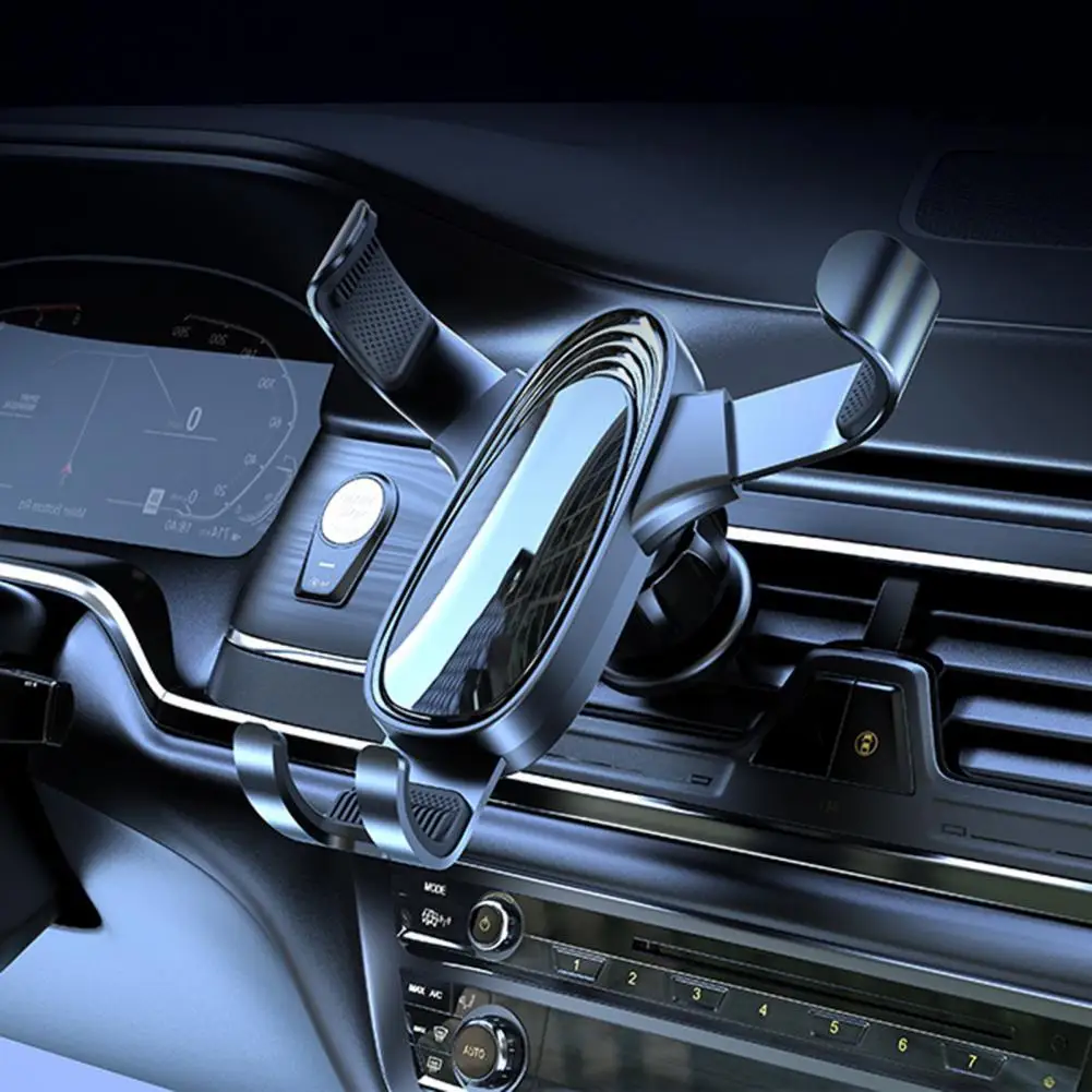 Автомобильный держатель для телефона Универсальный гравитационный алюминиевый сплав крепление на вентиляционное отверстие подставка для...
Автомобильный держатель для телефона Универсальный гравитационный алюминиевый сплав крепление на вентиляционное отверстие подставка для...