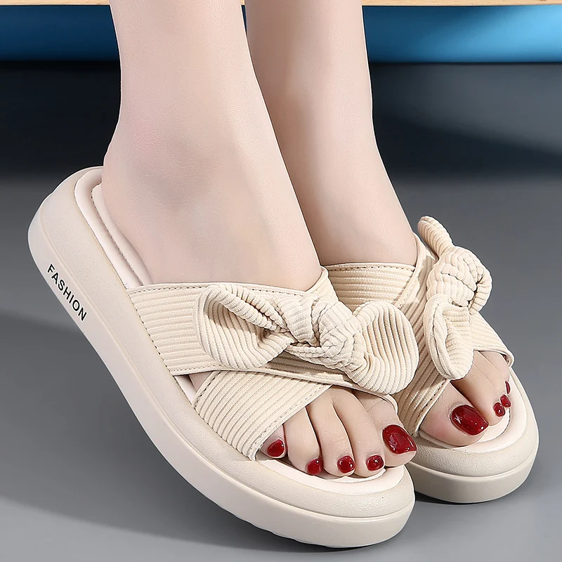 CRLAYDK 2021 Designer Slippers for Women Platform Summer Wedge Bow Casual Sandals Ladies Slip On Slide Travel Beach Shoes
CRLAYDK 2021 Designer Slippers for Women Platform Summer Wedge Bow Casual Sandals Ladies Slip On Slide Travel Beach Shoes