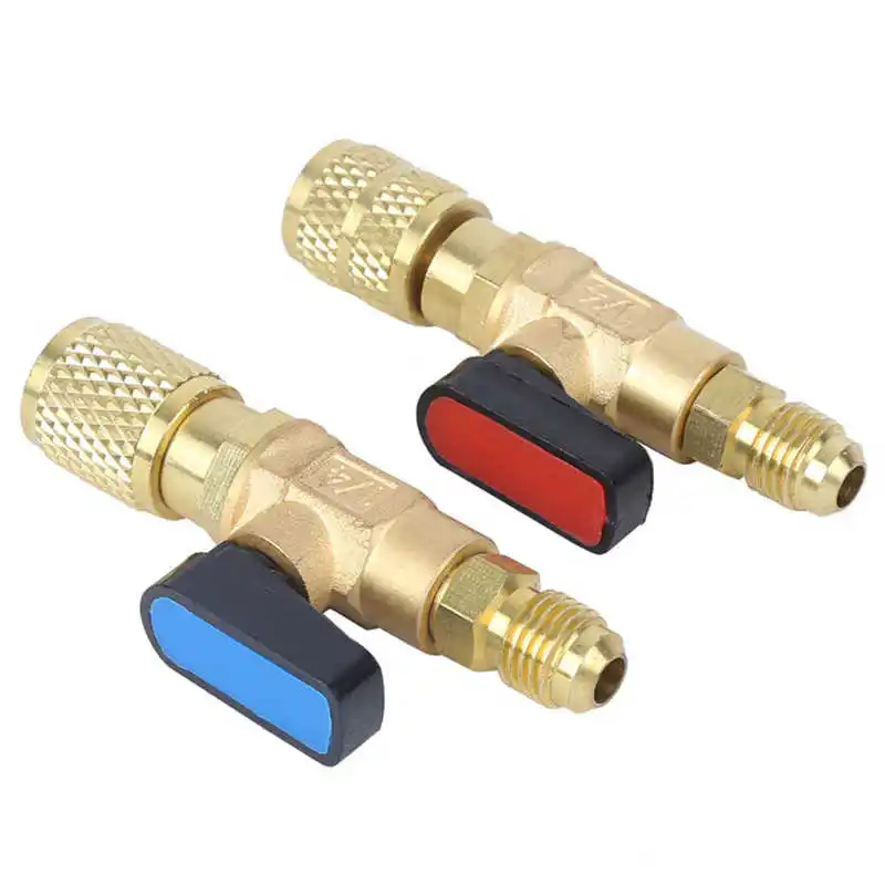 Refrigerant Valve Air Conditioning Charging Hose Adapter Ball Valve for R22 R410A
Refrigerant Valve Air Conditioning Charging Hose Adapter Ball Valve for R22 R410A