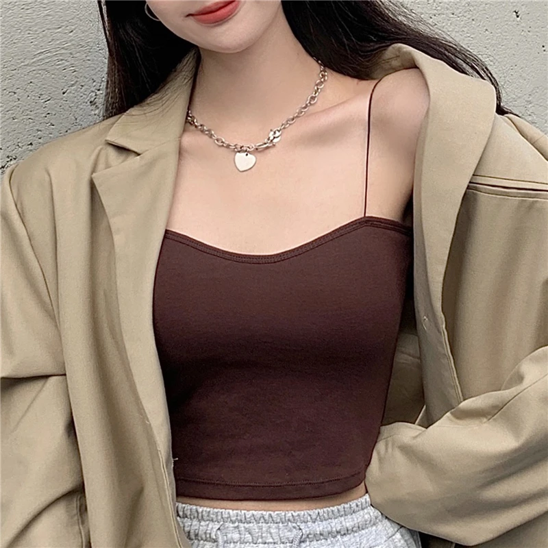 Sexy Tank Top Black Halter Crop Tops Women Summer Camis Backless Camisole Fashion Casual Tube Top Female Sleeveless Cropped Vest
Sexy Tank Top Black Halter Crop Tops Women Summer Camis Backless Camisole Fashion Casual Tube Top Female Sleeveless Cropped Vest