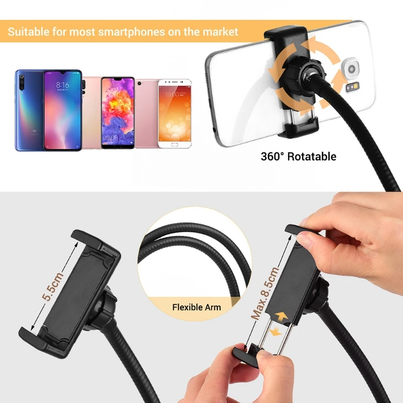 3.5 Inch Dual Selfie Ring Light with Webcam Holder,Tripod Stand,for Live Streaming Makeup Video Conference
3.5 Inch Dual Selfie Ring Light with Webcam Holder,Tripod Stand,for Live Streaming Makeup Video Conference
