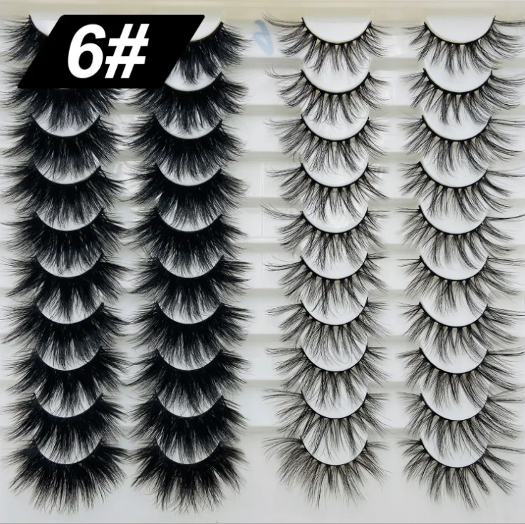 QUXINHAO 20 Pairs Of 3D Mink Natural Thick False Eyelashes Multi-Layer Makeup Eyelashes Silk Extension Eyelashes
QUXINHAO 20 Pairs Of 3D Mink Natural Thick False Eyelashes Multi-Layer Makeup Eyelashes Silk Extension Eyelashes