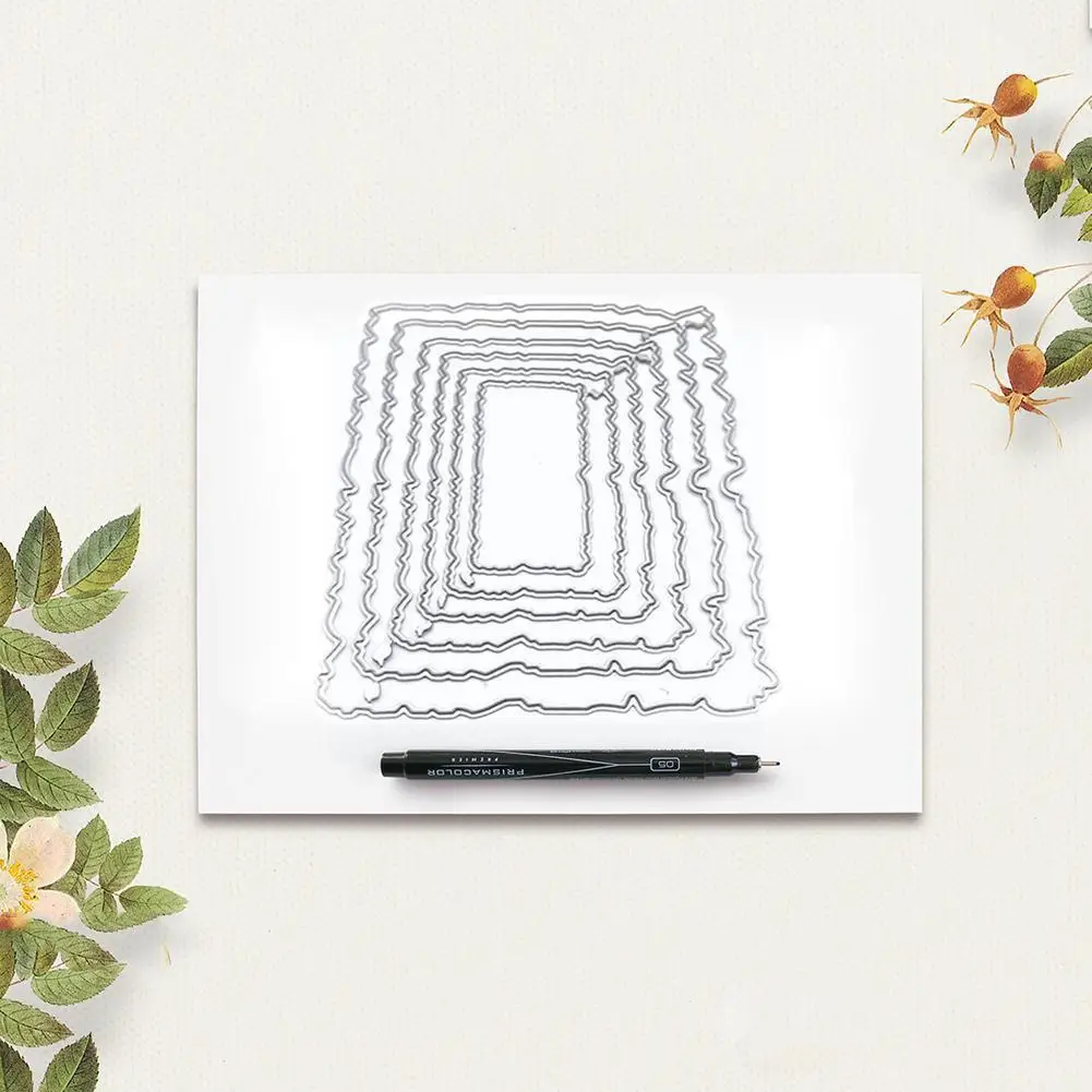 Frames Square Card Curves Border Metal Cutting Dies For DIY Scrapbook Cutting Die Paper Cards Embossed Decorative Craft Die Z7S2
Frames Square Card Curves Border Metal Cutting Dies For DIY Scrapbook Cutting Die Paper Cards Embossed Decorative Craft Die Z7S2