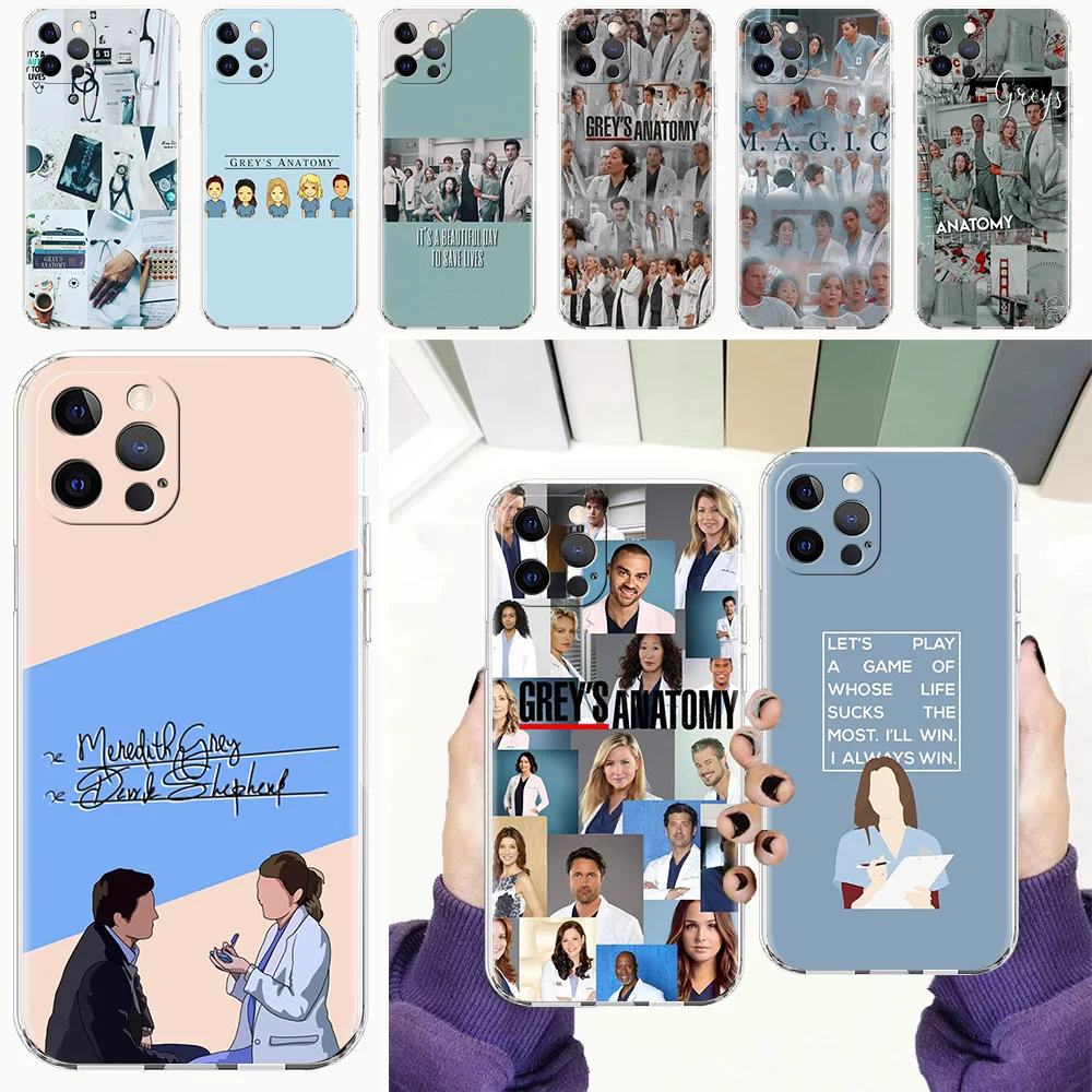 Greys Anatomy Fundas Phone Case For iPhone 13 12 11 Pro Max 8 7 Plus X XS Max XR SE2020 Transparent Soft Cover Shell Silicon Bag
Greys Anatomy Fundas Phone Case For iPhone 13 12 11 Pro Max 8 7 Plus X XS Max XR SE2020 Transparent Soft Cover Shell Silicon Bag
