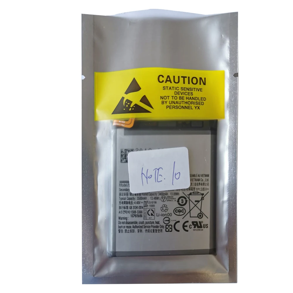 100% Original Phone Battery For Samsung Galaxy Note 10 N970 High Capacity 3500mAh Bateria Replacement For Note 10 Battery
100% Original Phone Battery For Samsung Galaxy Note 10 N970 High Capacity 3500mAh Bateria Replacement For Note 10 Battery