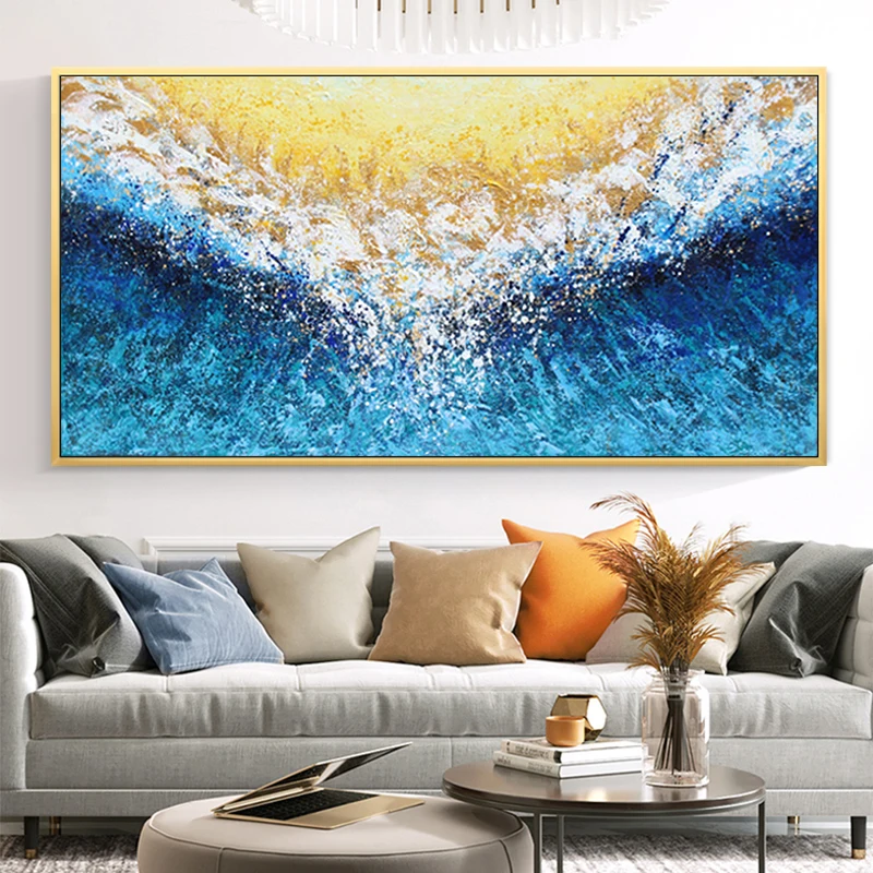 Original Hand-painted Abstract Landscape Oil Painting Living Room Bedroom Hotel Villa Hand-painted Horizontal Version Canvas
Original Hand-painted Abstract Landscape Oil Painting Living Room Bedroom Hotel Villa Hand-painted Horizontal Version Canvas
