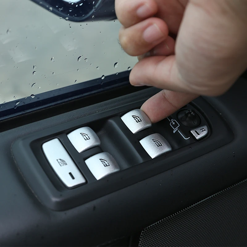 

Модификация автомобиля, наклейка на стеклоподъемник, кнопка переключения, декоративная наклейка для Land Rover Discovery 4 и Range Rover Sport & Freelander 2