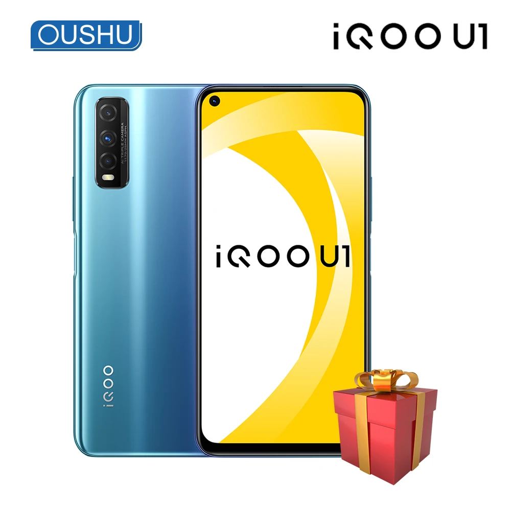 Смартфон vivo IQOO U1 4G Snapdragon 720G тройная задняя камера 48 МП 4500 мАч 18 Вт 6 53