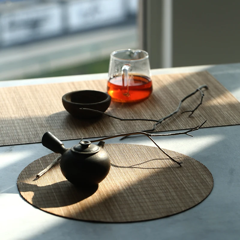 Japan Style bamboo tea mat KungFu tea set accessories tea tray mat coaster simple bamboo mat Zen tea table mat placemat
Japan Style bamboo tea mat KungFu tea set accessories tea tray mat coaster simple bamboo mat Zen tea table mat placemat