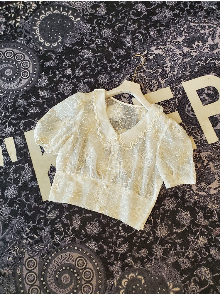 Women's Wear, Beaded, Baby V Neck, Embroidery, Bubble Sleeve, V Neck, Twisted, Sight, Short, Shirts, Summer, Blouses
Women's Wear, Beaded, Baby V Neck, Embroidery, Bubble Sleeve, V Neck, Twisted, Sight, Short, Shirts, Summer, Blouses