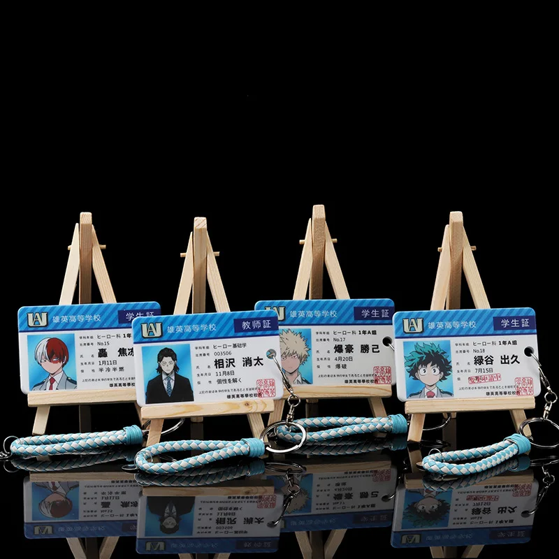 Cosplay Anime My Hero Academia Unisex PVC Pendant Cosplay Prop Accessories ID Cards Holder Keychain for Bag Gift for Children
Cosplay Anime My Hero Academia Unisex PVC Pendant Cosplay Prop Accessories ID Cards Holder Keychain for Bag Gift for Children