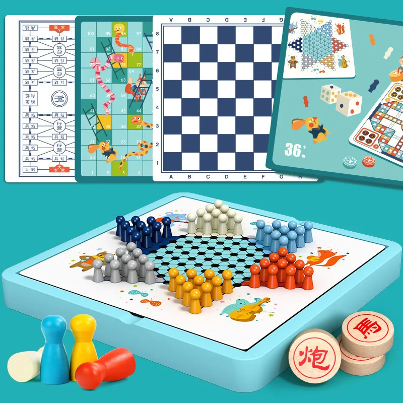 

Multi Function In Flying Checkers Five Finger Chess Fighting Chess Tabletop Game Children's Education Educational Toys For Kids