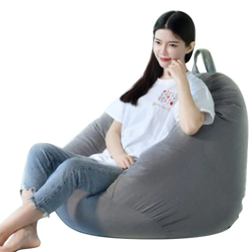 1 шт большой мешок фасоли диван покрытия без наполнителя ткань для стула крышку