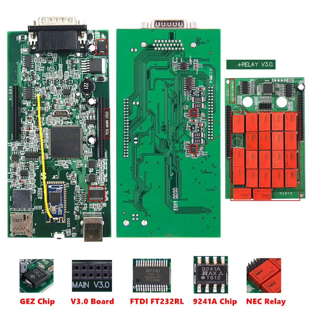 Multidiag Pro+ V3.0 DS150 TCS Double Board NEC Relays V3.0 USB Bluetooth Support Multi-Cars 2017 R3 Car/Truck Auto Code Reader
Multidiag Pro+ V3.0 DS150 TCS Double Board NEC Relays V3.0 USB Bluetooth Support Multi-Cars 2017 R3 Car/Truck Auto Code Reader
