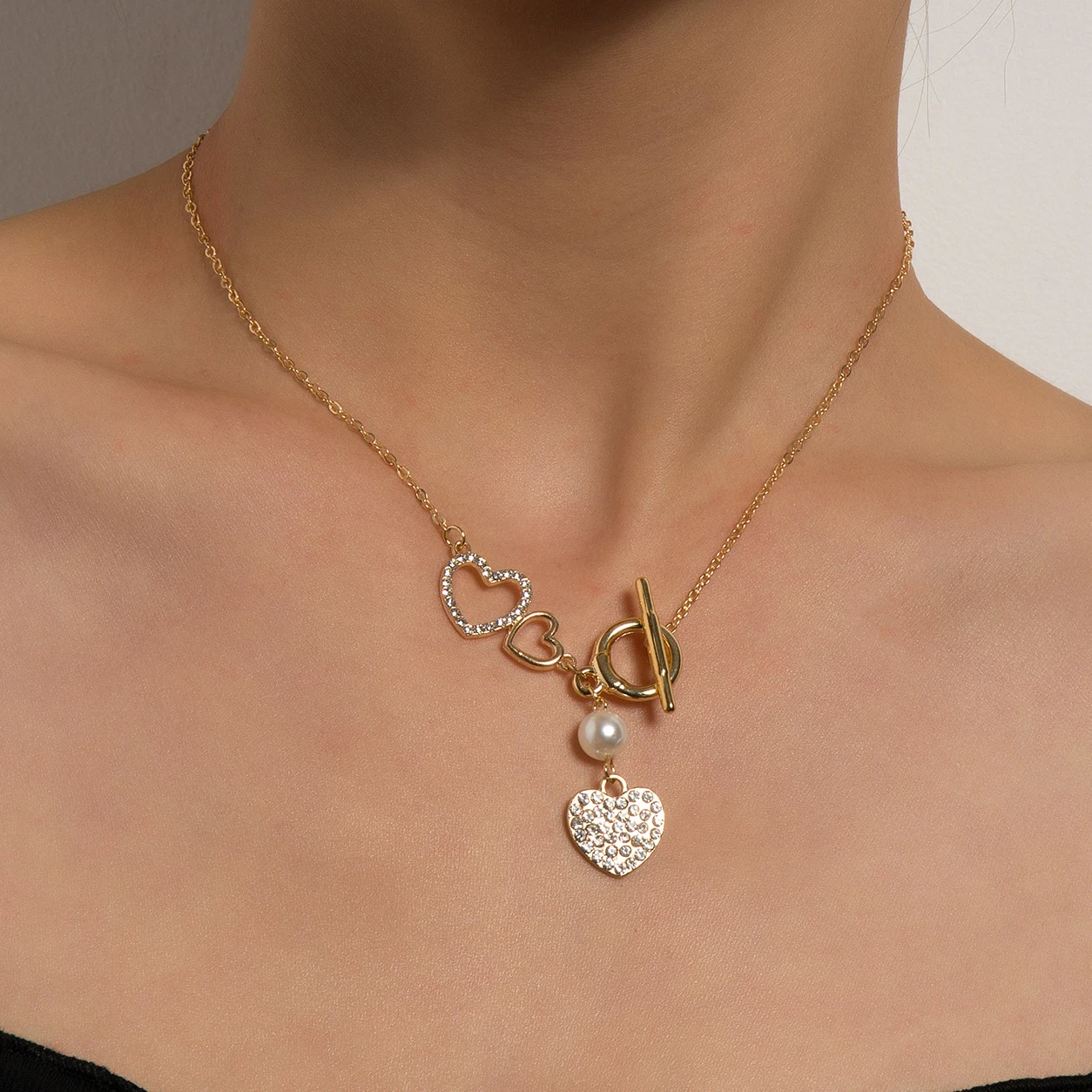 Romantic Sweet Cute Crystal Heart Shape Pendant Link Chain Necklaces for Women Girls Wedding Choker Necklace Jewelry
Romantic Sweet Cute Crystal Heart Shape Pendant Link Chain Necklaces for Women Girls Wedding Choker Necklace Jewelry