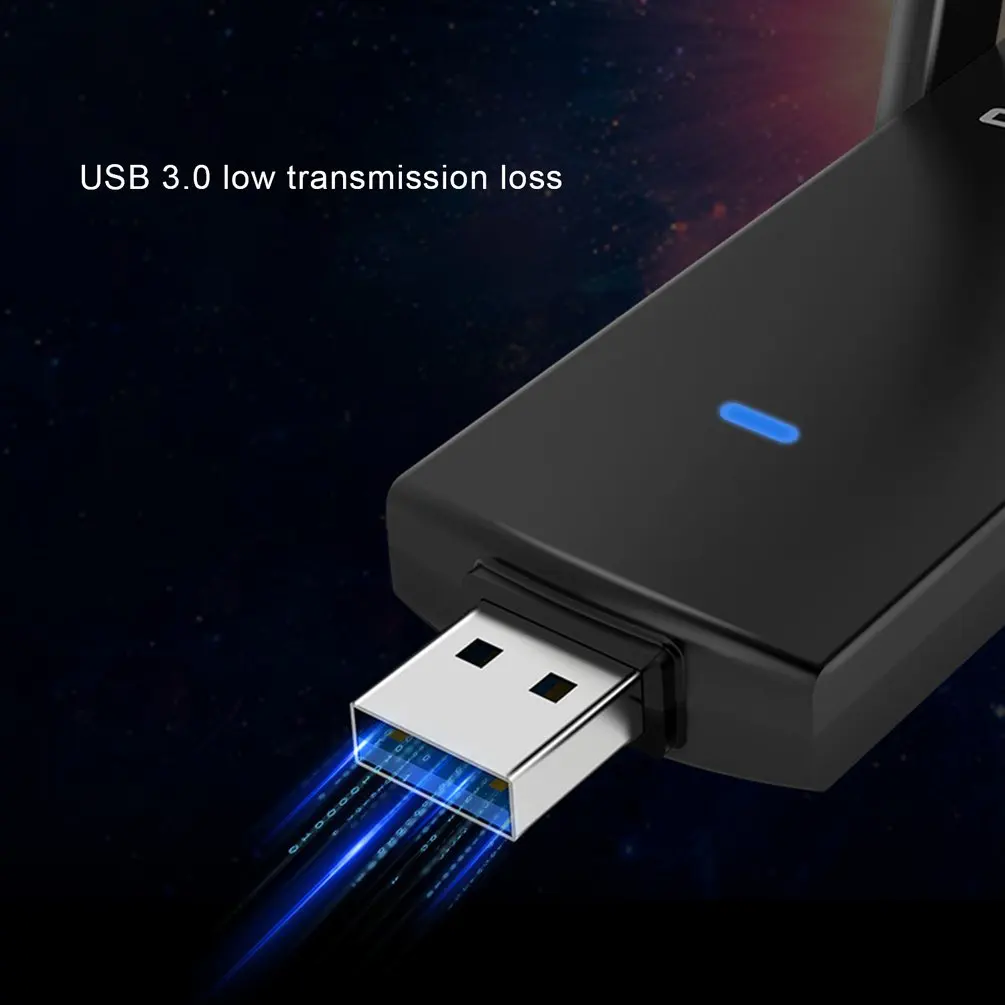 USB Wireless Network Card 24AC Dual-Band 5G + 2.4G Gigabit USB Wireless Network Card Wifi Adapter Laptop Desktop Antenna Receive
USB Wireless Network Card 24AC Dual-Band 5G + 2.4G Gigabit USB Wireless Network Card Wifi Adapter Laptop Desktop Antenna Receive