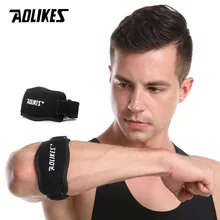 AOLIKES 1PCS Adjustable Basketball Tennis Golf Elbow Support Golfers Strap Elbow Pads Lateral Pain Syndrome Epicondylitis Brace