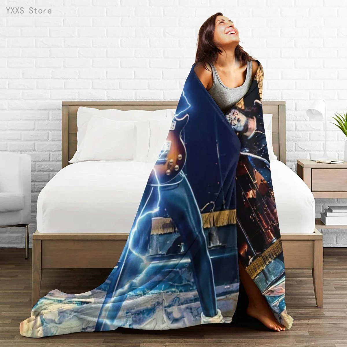 KISS Band 3D Cartoon Sherpa Blanket Warm Super Soft Flannel Office Nap Bedspread Sofa Bedding Plush Quilt Plaids 291792344
KISS Band 3D Cartoon Sherpa Blanket Warm Super Soft Flannel Office Nap Bedspread Sofa Bedding Plush Quilt Plaids 291792344
