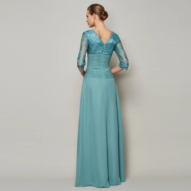 Plus Size Mother Of The Bride Dresses A-line V-neck Half Sleeves Chiffon Lace Long Groom Mother Dresses For Weddings
Plus Size Mother Of The Bride Dresses A-line V-neck Half Sleeves Chiffon Lace Long Groom Mother Dresses For Weddings