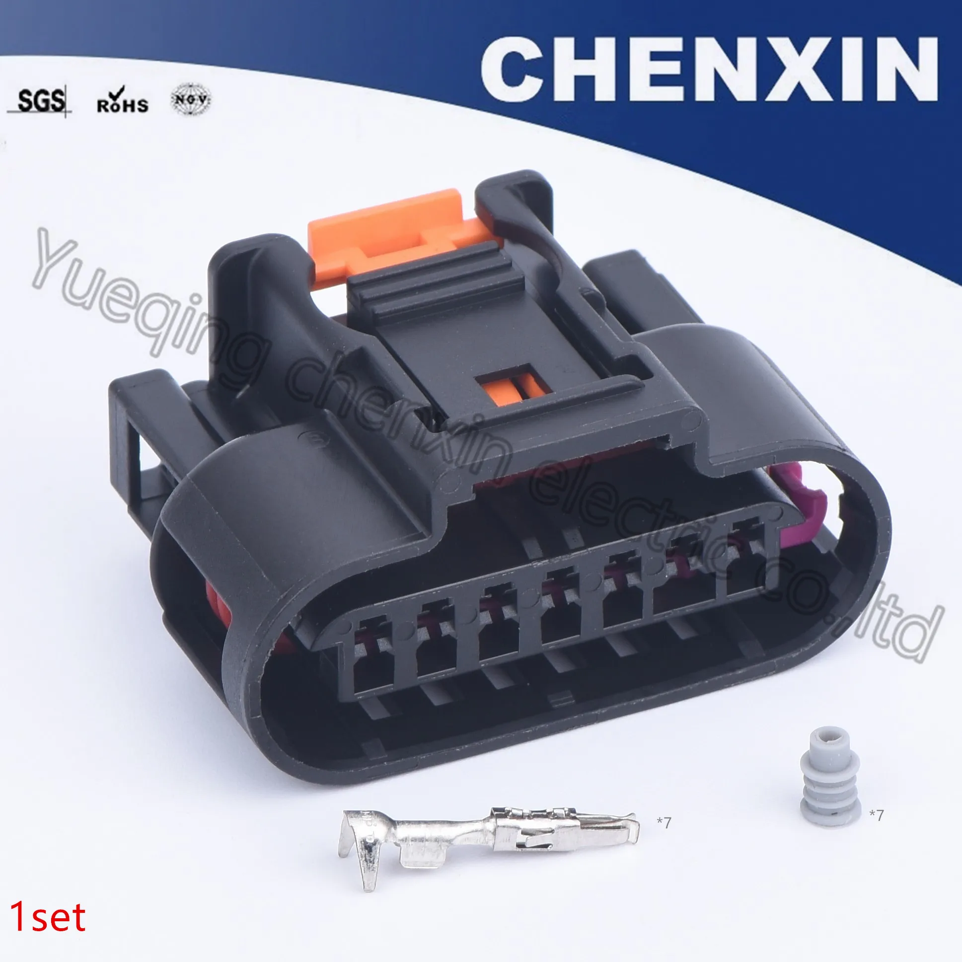 

Black 7 pin auto connectors female Ignition Coil wiring harness plug electrical waterproof cable connector PP10000888 1930-0958