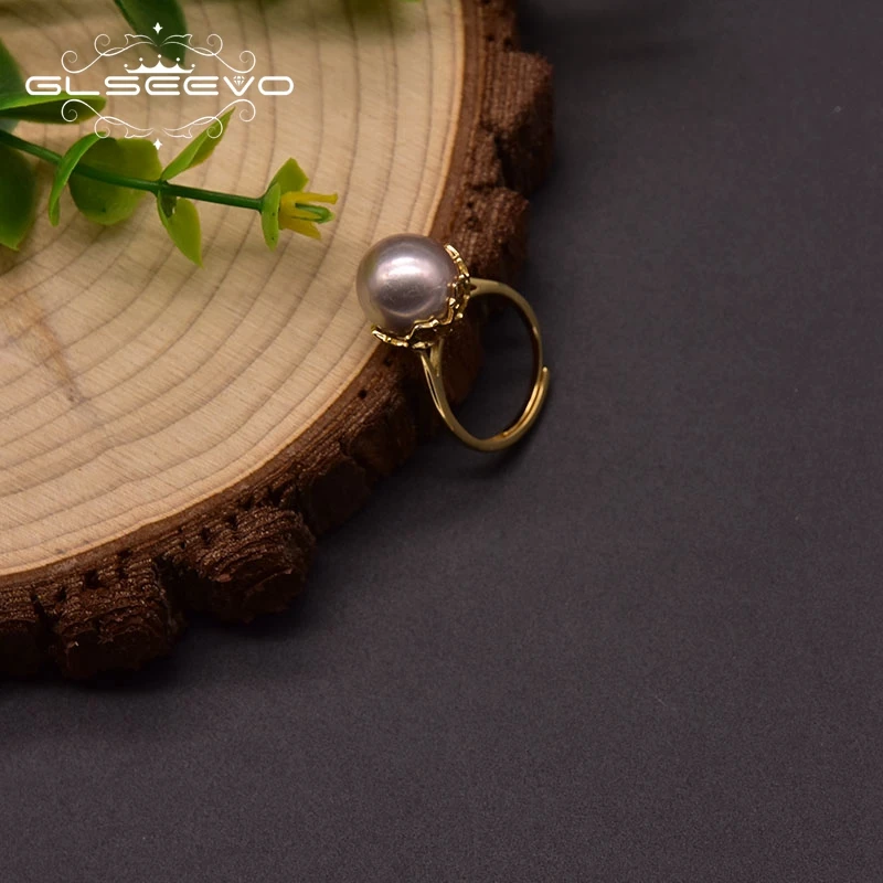 GLSEEVO Natural Freshwater Purple Baroque Adjustable Pearl Ring For Woman Party Gift Original Handmade Luxury Jewelry GR0271
GLSEEVO Natural Freshwater Purple Baroque Adjustable Pearl Ring For Woman Party Gift Original Handmade Luxury Jewelry GR0271