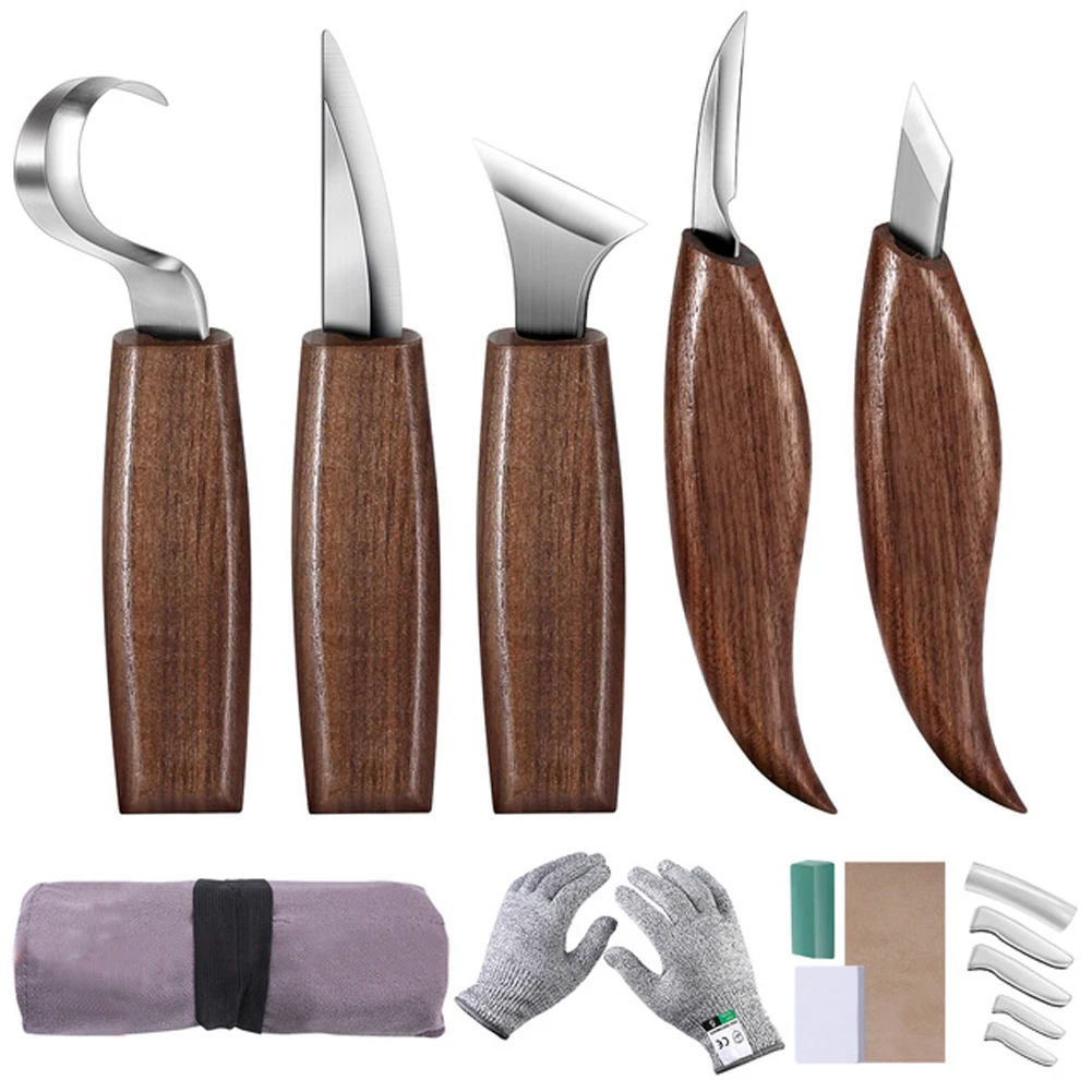 10/12pcs Chisel Woodworking Cutter Hand Tool Set Wood Carving Knife Diy Peeling Woodcarving Sculptural Spoon Carving Cutter
10/12pcs Chisel Woodworking Cutter Hand Tool Set Wood Carving Knife Diy Peeling Woodcarving Sculptural Spoon Carving Cutter